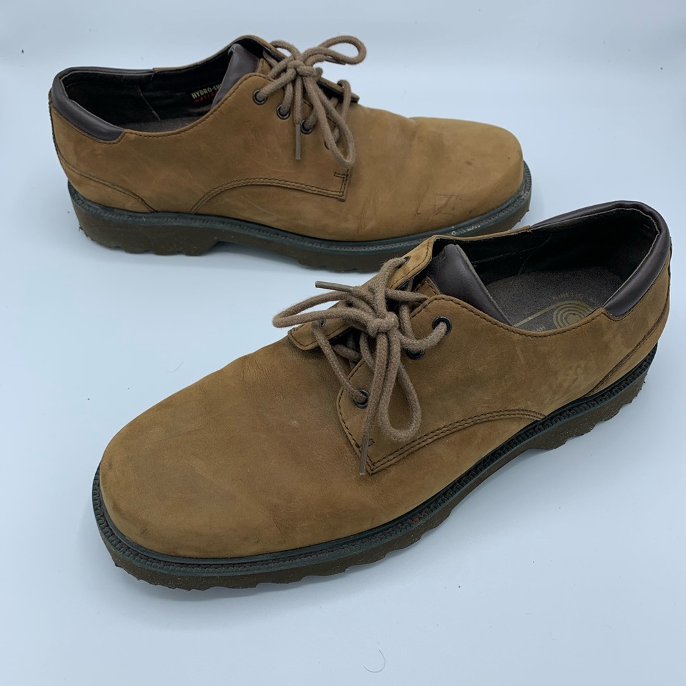 Rockport Mens Brown Leather Waterproof Shoes US12